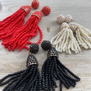 Tassel bead earrings